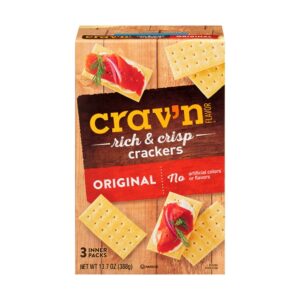 Crav'N Original Salted Cracker 13.7 Oz