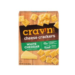 Crav´n Mini White Cheddar Cheese Crackers 12.4 Oz