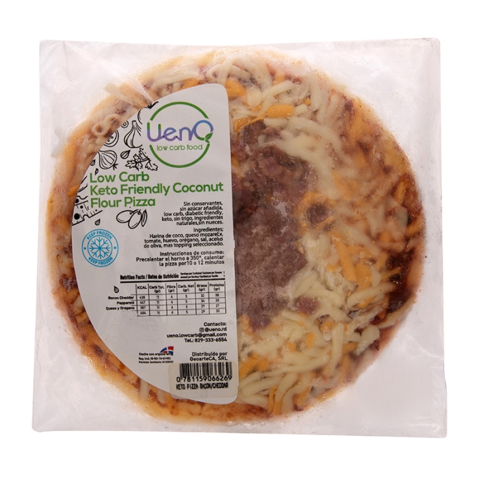 Ueno Frozen Bacon and Cheddar Cheese Pizza