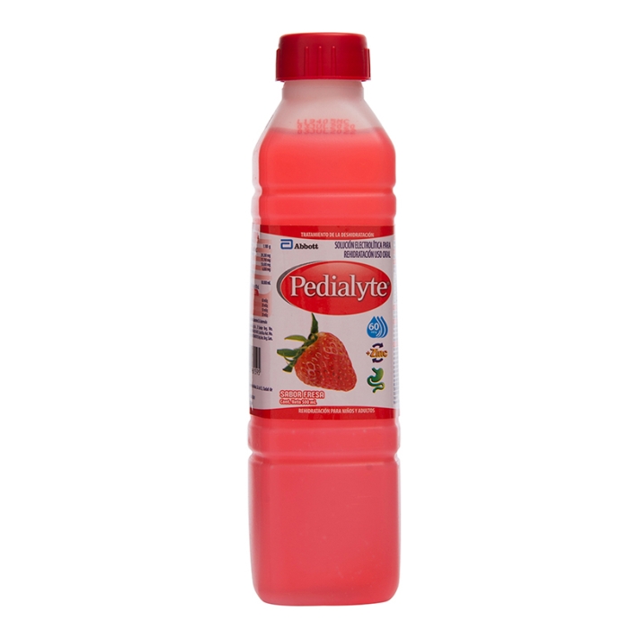 Pedialyte Strawberry Flavor Pediatric Rehydration Solution 60, 500 Ml