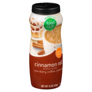 Food Club Cinnamon Coffee Creamer 15 Oz