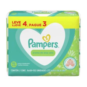 Pampers Aloe Vera Fragrance Baby Wipes 192 Und/Pack