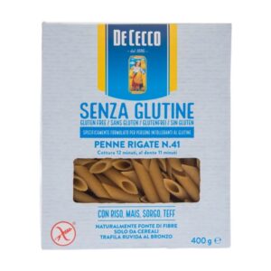 De Cecco Gluten Free Penne Rigate Pasta 400 Gr