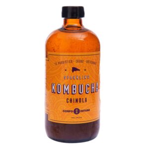 Corpo Natura Passion Fruit Kombucha 16 Oz