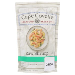 Cape Covelle Frozen Raw Shrimp 26/30 1 Lb