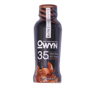 Pro Elite Owyn Chocolate Flavor Liquid Protein 12 Oz
