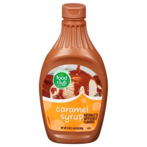Food Club Caramel Flavor Syrup 22 Oz