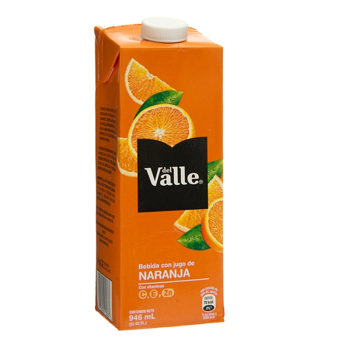 Del Valle Orange Juice 946 Ml