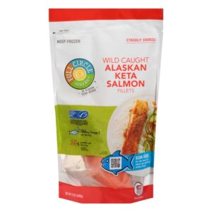 Full Circle Frozen Keta Salmon Fillet 12 Oz