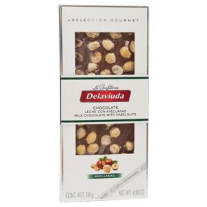 Delaviuda Milk Chocolate With Hazelnuts 130 Gr