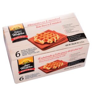 Maccain Belgian Frozen Waffles 60 Gr 6 Und/Paq