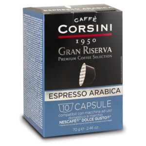 Corsini Espresso Coffee Capsules 10 Units/Pack