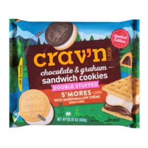 Crav'N Marshmellow Sandwich Cookies 15.25 Oz