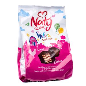 Naty Cream Wafers with Cocoa Glaze 180 Gr