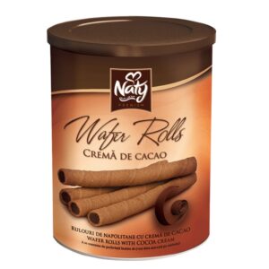 Wafer Rolls With Naty Cocoa Cream 400 Gr