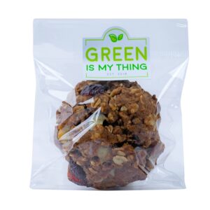 Green Is My Thing Oatmeal Artisan Cookies