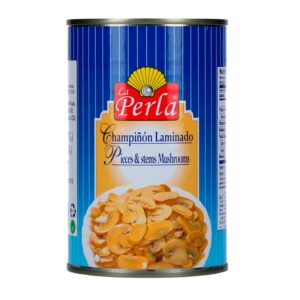 La Perla Sliced Mushrooms 8 Oz