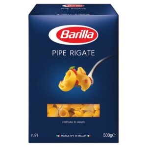 Barilla Pipe Rigate Short Pasta 500 Gr