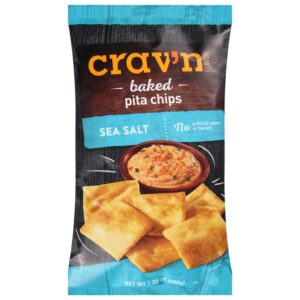 Cravn Salted Pita Chips 7.33 Oz