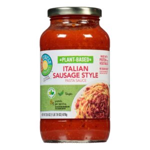 Full Circle Vegan Italian Sausage Style Pasta Sauce 23 Oz