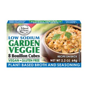 Edward & Sons Vegetable Bouillon Cubes 8 Units/Pack