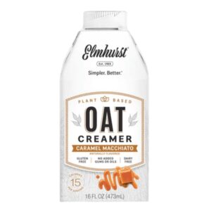 Elmhurst Caramel Macchiato Coffee Creamer 16 Oz