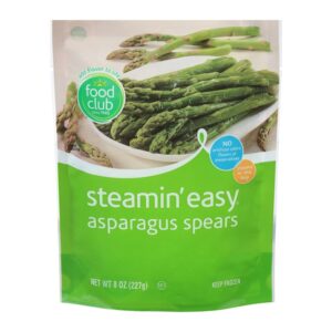 Food Club Frozen Green Asparagus 8 Oz