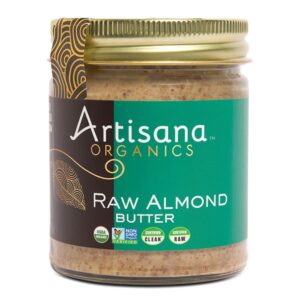 Artisanal Raw Organic Almond Butter 8 Oz