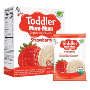 Toddler Mum-Mum Strawberry Flavor Cookie 50 Gr