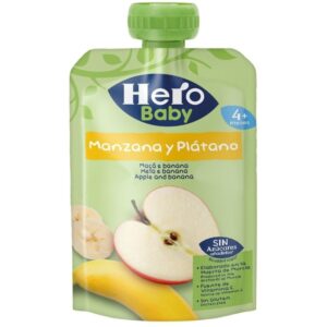 Hero Apple and Banana Puree 100 Gr