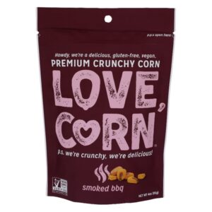 Love, Corn BBQ Flavored Roasted Corn Snack 4 Oz
