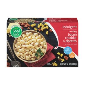 Food Club Macaroni With Cheese And Bacon 12 Oz