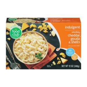 Food Club Smoked Gouda Cheese Shells Pasta 12 Oz