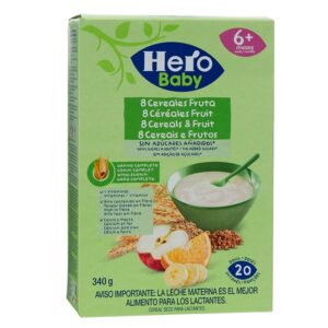 Hero 8 Cereals with Fruit Porridge 340 Gr