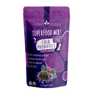 Green & Happy Chia Probiotic Smoothie Powder 198 Gr