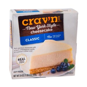 Crav'N Classic New York Style Cheesecake 24 Oz
