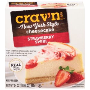 Crav'N Flavor Strawberry Swirl Cheesecake 24 Oz