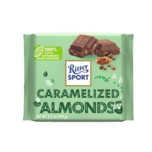 Ritter Sport Caramelized Almonds Milk Chocolate 100 Gr