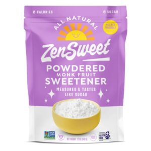 ZenSweet Monkfruit Sweetener 12 Oz
