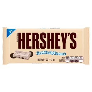 Hershey's Cookies 'n' Creme Xl Chocolate 4 Onz
