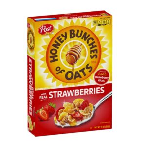 Honey Bunches of Oats Cereal With Strawberry Post 11 Oz