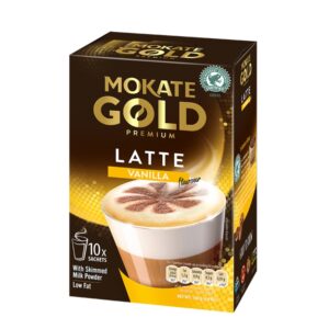 Mokato Gold Vanilla Flavor Latte Coffee 140 Gr