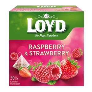 Loyd Strawberry and Raspberry Tea 50 Units/Pack