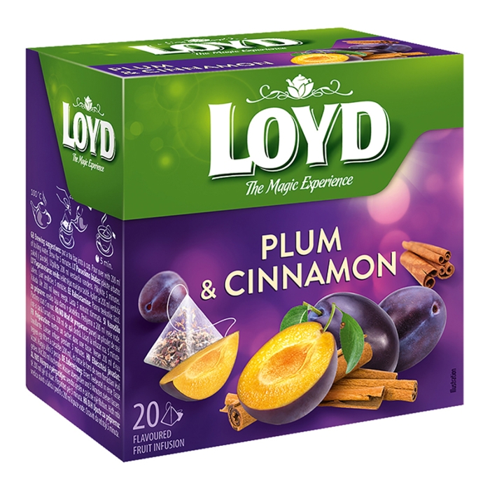 Loyd Plum and Cinnamon Tea 20 Units/Pack