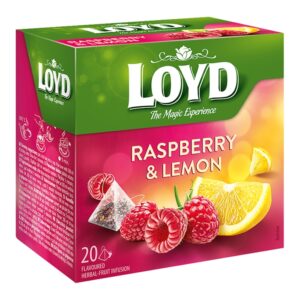 Loyd Raspberry and Lemon Tea 20 Units/Pack