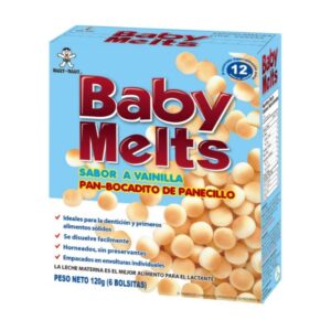 Baby Melts Vanilla Bun Snack 6 Und/Pack