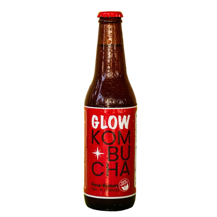 Kombucha Strawberry and Rosemary Glow Flavor 330 Ml