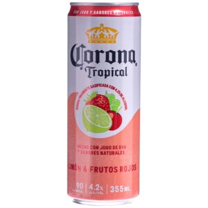 Corona Tropical Lemon and Red Fruits Flavor 12 Oz