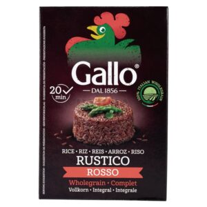 Riso Gallo Red Whole Grain Rice 500 Gr