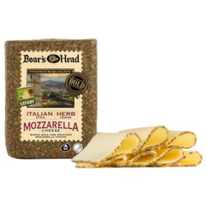 Boar's Head Italian Herb Mozzarella Cheese, Lb